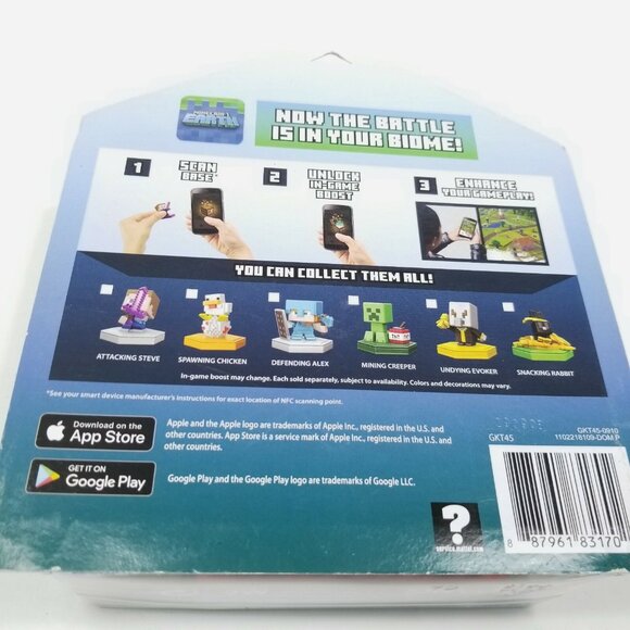 Minecraft Earth Carry Along Potion Case With Figure Set Mojang NEW - Picture 5 of 6